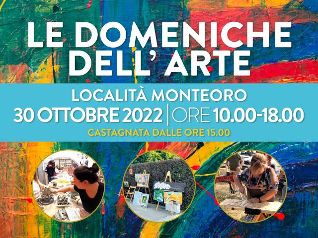 Domenica 30 ottobre l’ultima Domenica dell’Arte, con castagnata!