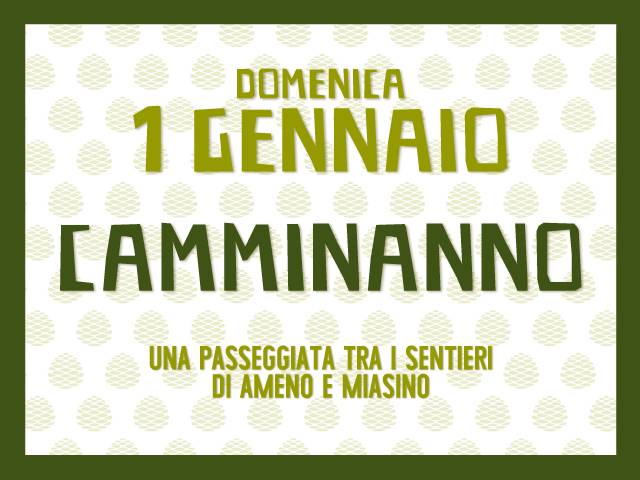 CamminANNO, 1 gennaio 2023.  Si parte alle 14.30 dal Monteoro