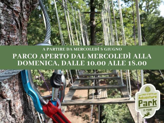 Parco aperto dal mercoledì alla domenica!